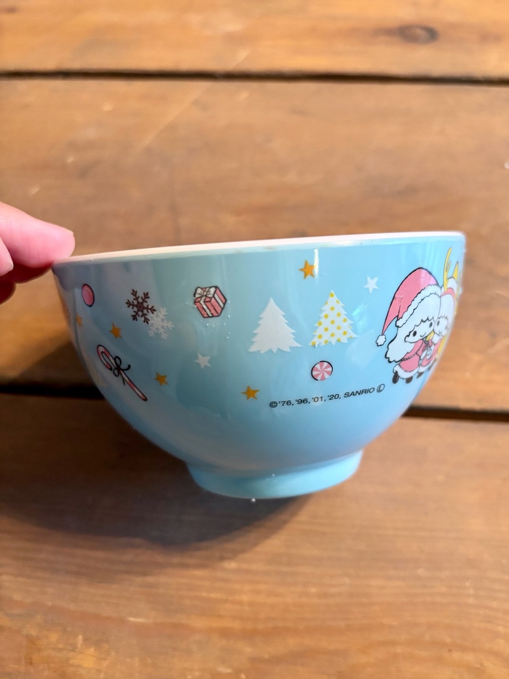 Sanrio Little Twin Stars/Hello Kitty Holiday Melamine Bowl